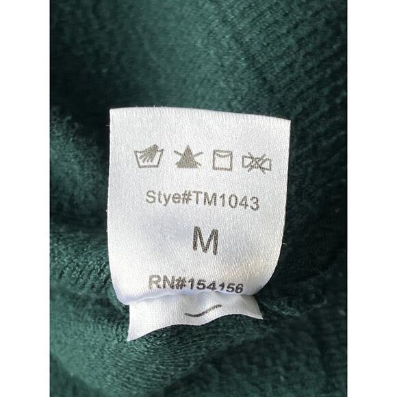 All:Row Womens Green Long Sleeve Sweatshirt Size Medium - Picture 9 of 11